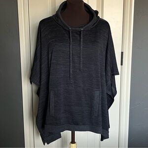 90 Degrees Blue Poncho Top